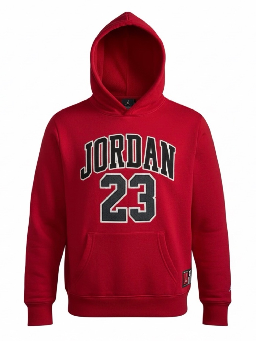 Jordan Red Pullover Hoodie with '23' Front Graphic